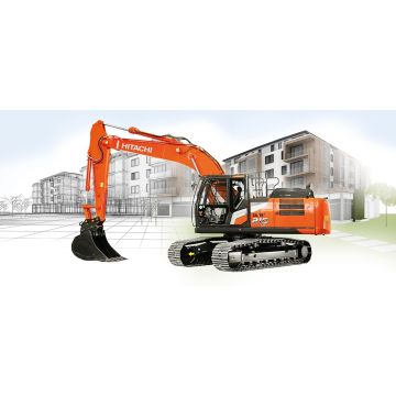 Sapaturi mecanizate cu Excavator HITACHI ZX210-6 24 t, cupa 0.6 m³, adancime sapare 6,67 m